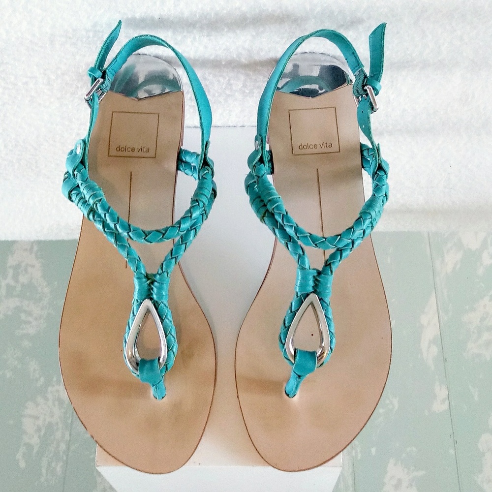 Dulce Vita Leather Sandal 7.5